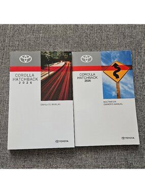 2026 TOYOTA COROLLA HATCHBACK Owner's Manual & Multimedia